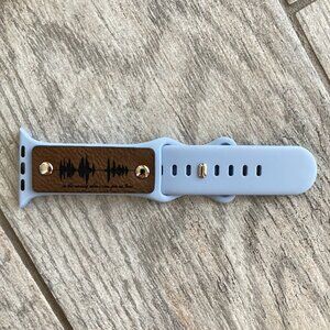 In The Morning When I Rise, Give Me Jesus Band For Apple Watch - Light Blue